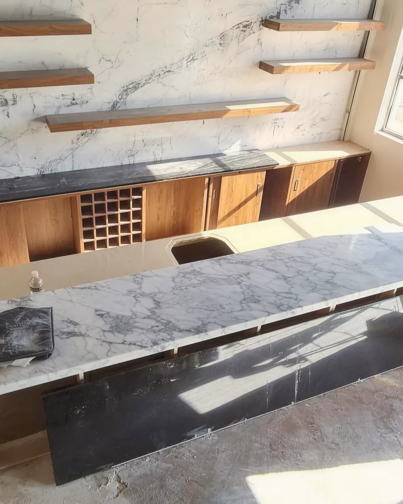 A treatment table beside a bright window